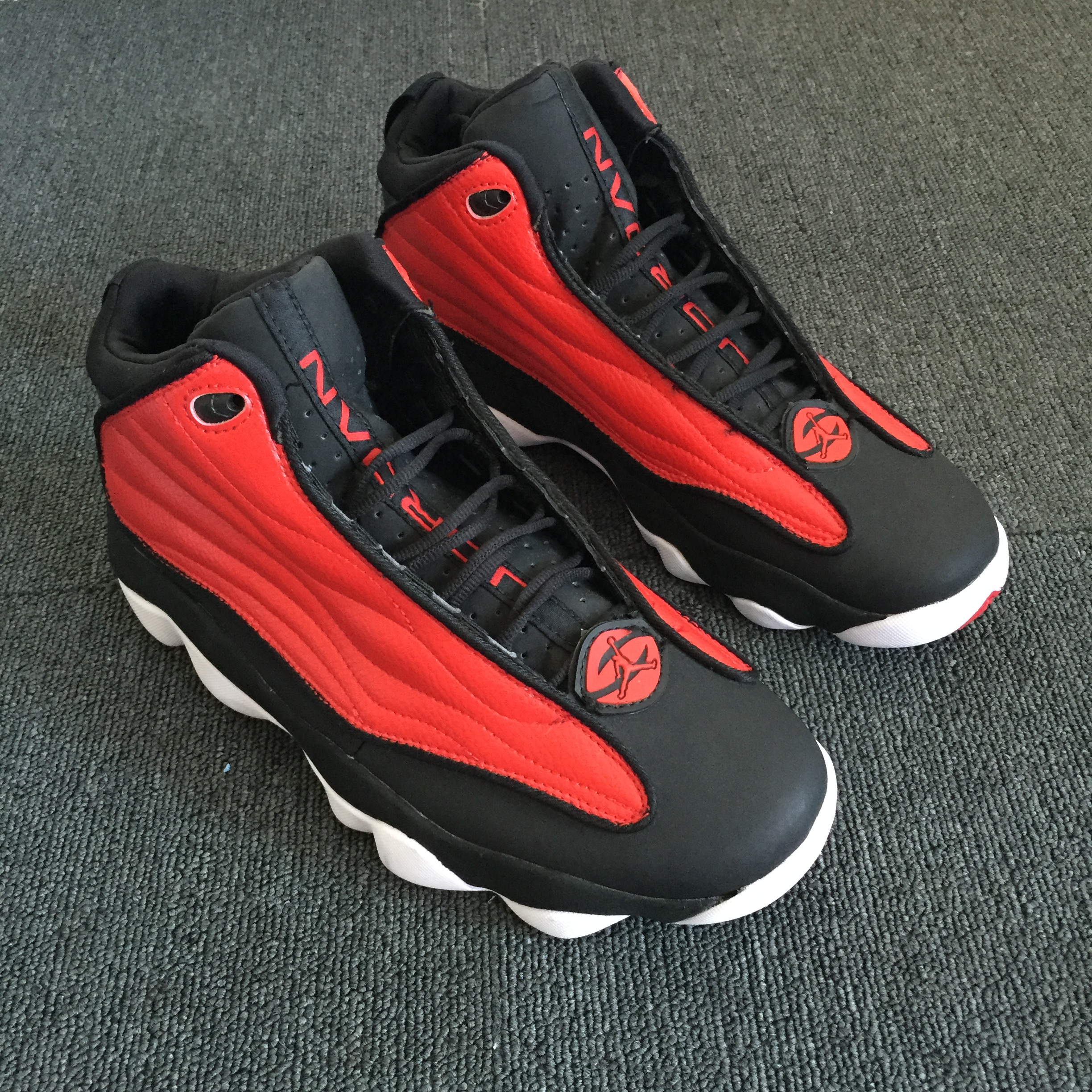 Air Jordan Pro Strong Red Black Shoes